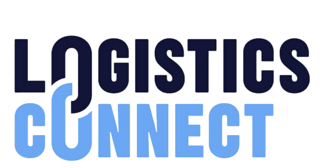 LogisticsConnect Logo in Blau und Hellblau